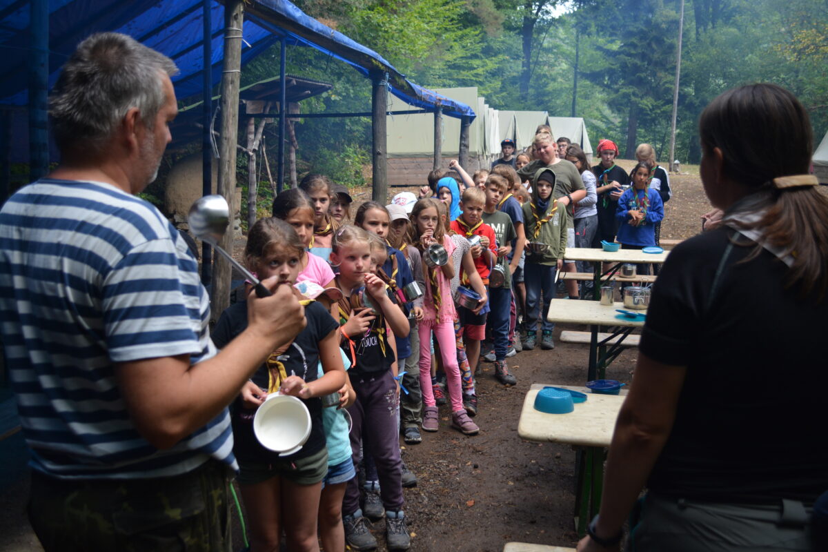 Skautské táborisko Hodruša