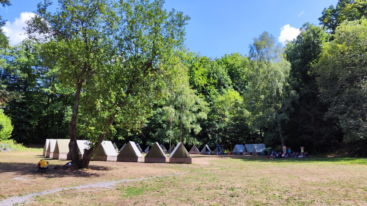 Skautské táborisko Hodruša