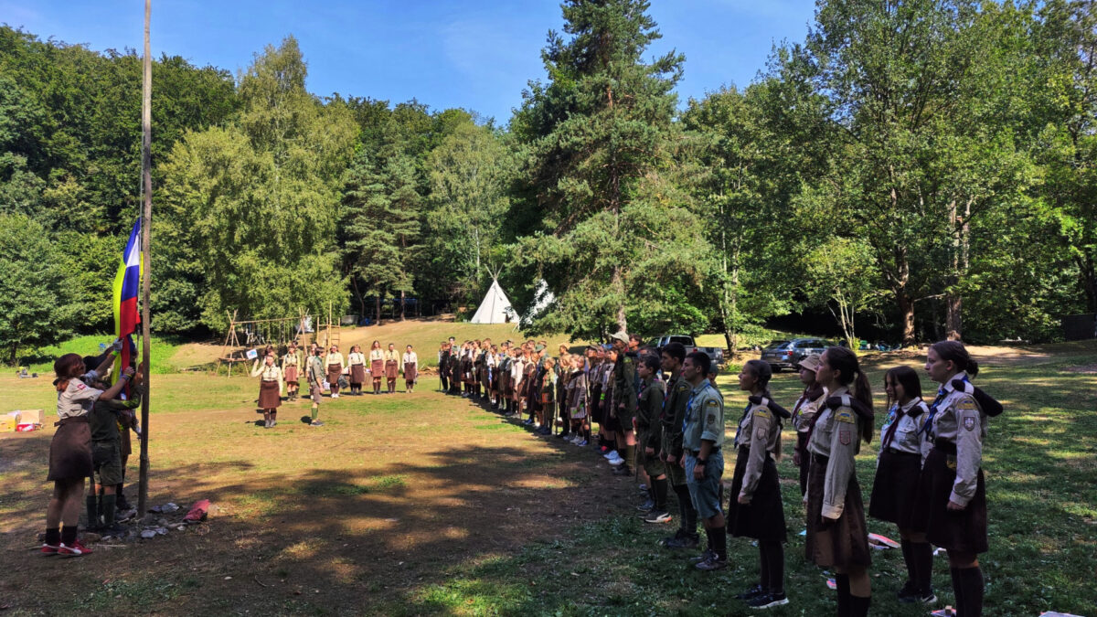 Skautské táborisko Hodruša