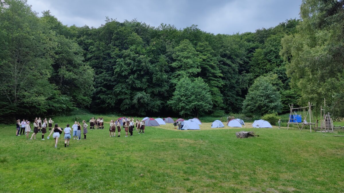 Skautské táborisko Hodruša